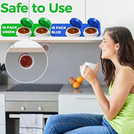 32PCS Roach Bait & Killer – Effective Cockroach Repellent and Gel for Quick Elimination of Indoor Roach Nests, Suitable of Roaches, Easy to Use, Perfect Solution for Hard-to-Reach Areas.