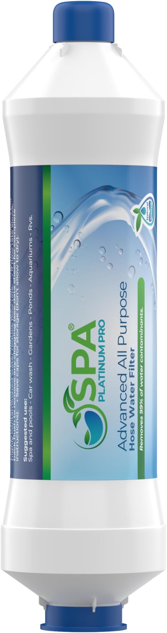 Spa Platinum Pro Start Up Advanced Kit I Spa Monthly Spa Conditioner I Pipe Cleanser I Adanced All Purpose Hose Water Filter