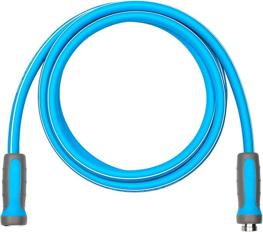 Fevone Garden Hose 12 ft., Lightweight Hybrid Water Hose, Flexible and Durable, Leak-Free Connections