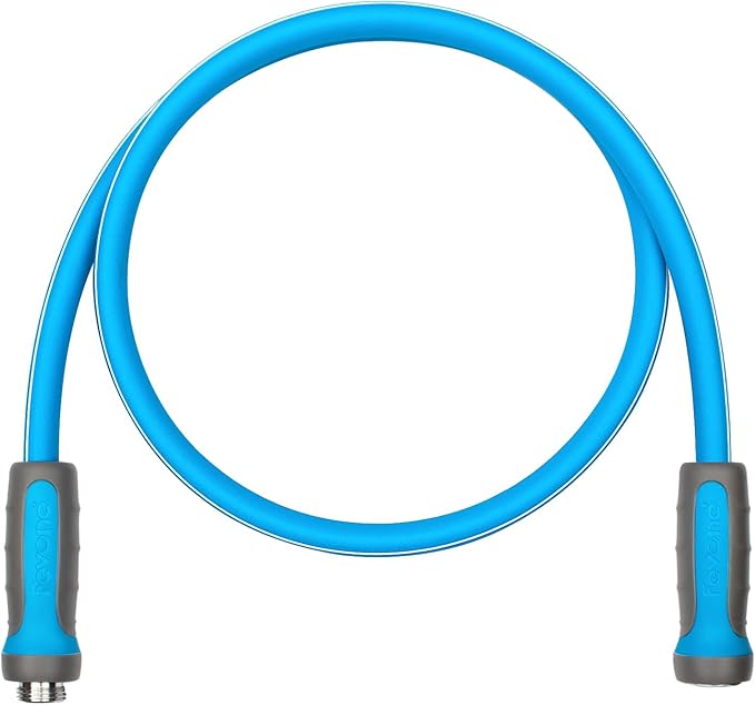 Fevone Garden Leader Hose 6 ft., Lightweight Hybrid Water Hose, Flexible and Durable, Leak-Free Connections