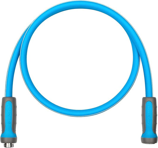 Fevone Garden Leader Hose 6 ft., Lightweight Hybrid Water Hose, Flexible and Durable, Leak-Free Connections
