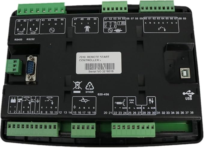 YOKDEN DSE7310 Diesel & Gas Genset/Generator/Engine Controller Control Module Panel Complete Replacement for Deep Sea 7310