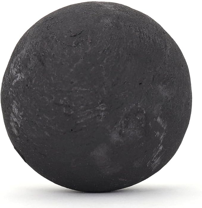 Ceramic Fire Balls - Uniform 3" Lava Rock for Fire Pits - Propane & Gas Fire Pits and Fireplace - Ceramic Spheres for Outdoor and Indoor Use - Natural Lava Stones (30 Pack, Black)