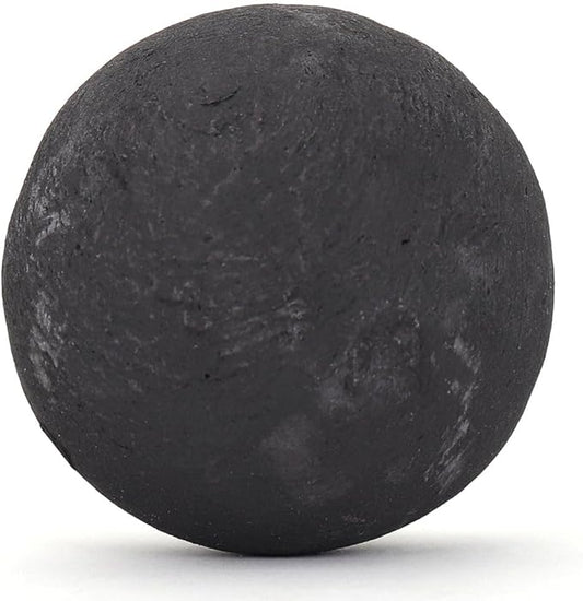 Ceramic Fire Balls - Uniform 3" Lava Rock for Fire Pits - Propane & Gas Fire Pits and Fireplace - Ceramic Spheres for Outdoor and Indoor Use - Natural Lava Stones (15 Pack, Black)