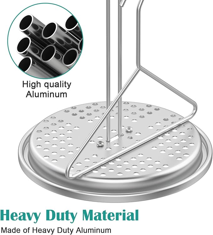 Turkey Chicken Fryer Accessory Kit with Wire Handle Lifter Hook Vertical Roaster Holder Base for Deep Fry Pot Grill BBQ