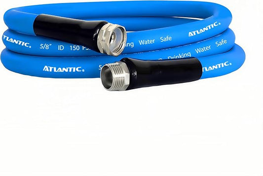 Atlantic RV Drinking Water Safe Hose 10 ft Short Garden Hose Extension: Lead, BPA, Phthalate-Free, and PVC-Free.