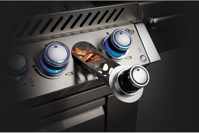 Napoleon BIPRO825RBINSS-3 Built-in Prestige PRO 825 RBI Natural Gas Grill Head, sq.in. + Infrared Infrared Bottom andRear Burner, Stainless Steel