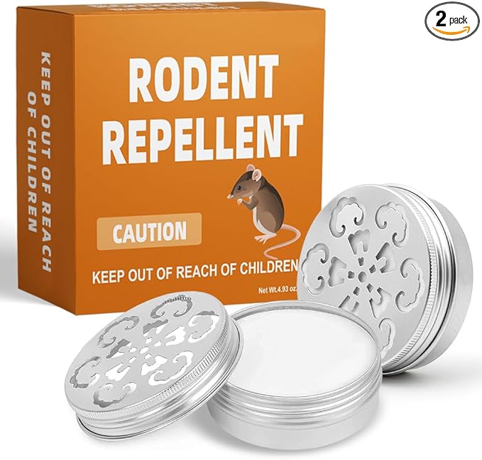 Pest Repellent, Rodent Repellent for Car Engines, Mouse Repellents for Car, RV Mice Repellent Indoor, Rat Repellent﻿ Under Hood, Keep Mice Out of Camper, Peppermint to Repel Mice and Rats-2P