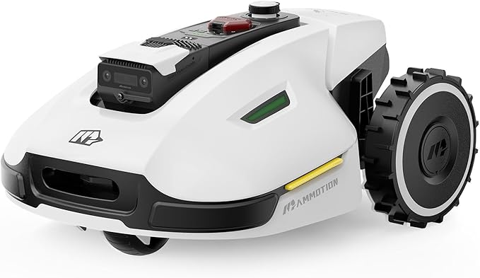 Mammotion YUKA 2000 Robot Lawn Mower with 4G, Reception 0.5 Acre,Max. 0.7 Acre, Ultrasense AI Vision & RTK, Auto Mapping & App Control,45% Slope,Wireless Perimeter,Dual Cutting Discs, 20 Mowing Zones