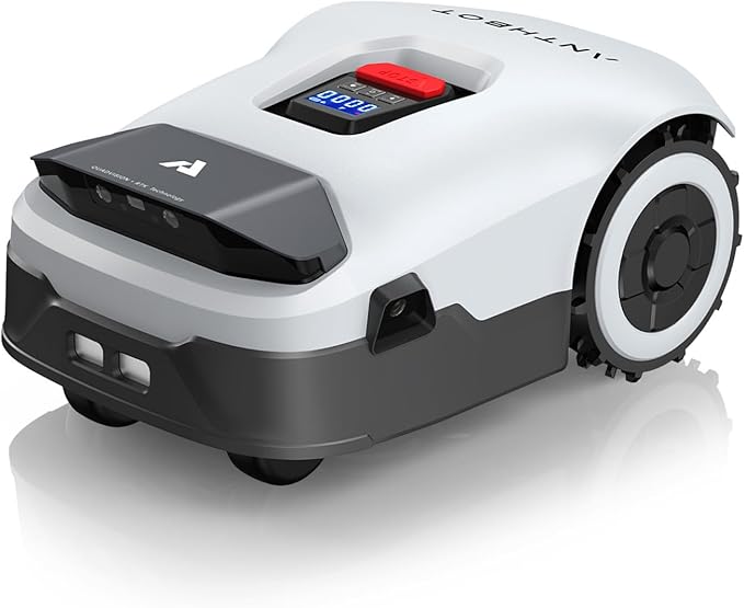 Robot Lawn Mower NO Wire - 0.21 Acre, Full Band RTK+4-Eye Vision Robotic Lawnmower, Automatic Mapping, 20 Multi-Zone Management, Accurate Obstacle Avoidance, Intelligent Path Planning, APP Control