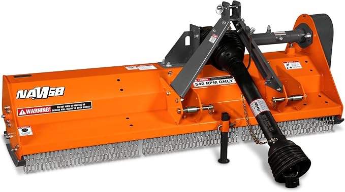 3 Point 68'' Working Width PTO Flail Mower for 30-60hp CAT 1 Tractor, NAM68