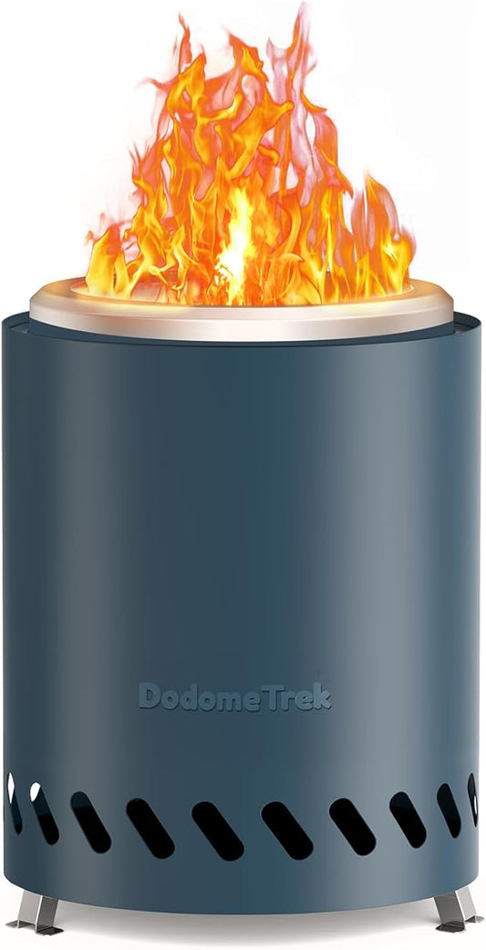 Tabel Top Fire Pit Mini, Portable Firepit Outdoor, 7 Inch Tabletop Firepit Blue