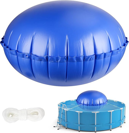 COCHIE 6' x 6' Pool Pillows for Above Ground Pools, Ultra-Thick Cold-Resistant Pool Air Pillow, Winter Closing PVC Ice Equalizer Air Pillows Covers with Rope for Winterizing Support Pools