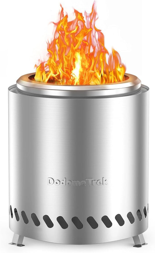 Tabel Top Fire Pit Mini, Portable Firepit Outdoor, 7 Inch Tabletop Firepit Stainless Steel