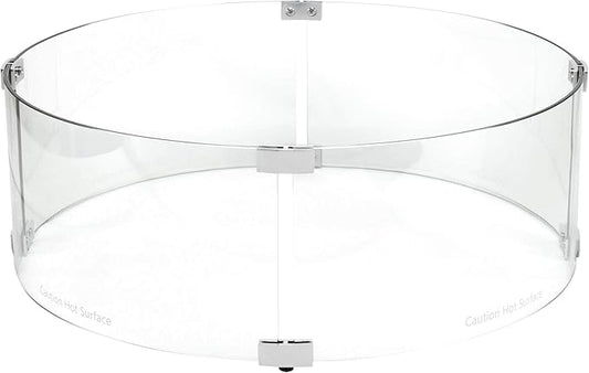 Celestial 23" x 8" Round Wind Guard, fits Celestial 19” Round Fire Pit Burner Pans