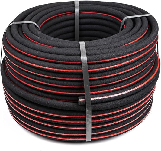 Eaton Brothers Bulk Soaker Hose 1/2-Inch x 250 ft – Heavy-Duty Recycled Rubber Soaker Hose – Custom-Length Garden Watering System for Lawns, Shrubs, and Vegetable Gardens