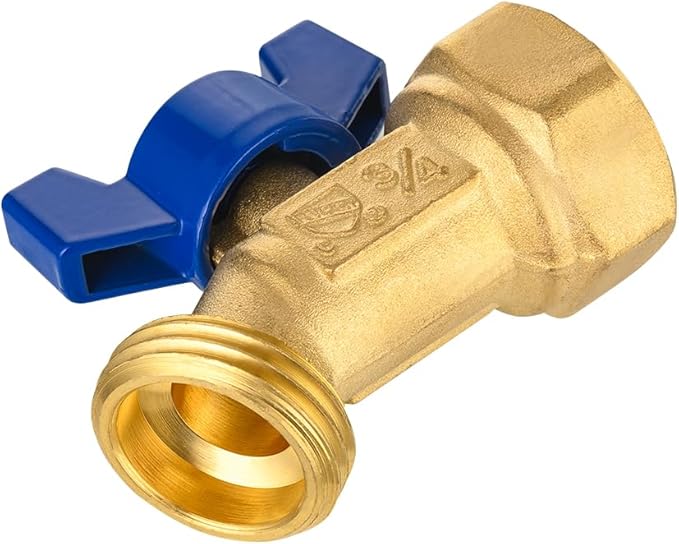 EFIELD (Pack of 5) 1/4-Turn Outdoor Spigot, Sillcock Hose Bibb Valve 3/4" Female NPT Inlet ×3/4" Male GHT Threaded Garden Hose Outlet/Connector (5),(SILLCOCK042-5PCS)