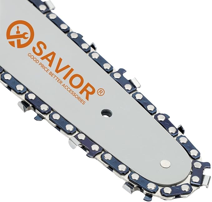 Savior 3Pack A42 6 Inch Chainsaw Chain for B&D Alligator Lopper LLP120, LLP120B Worx WG307 WG320 Jawsaw CRAFTSMAN CMZCSC6 6" Chainsaw Replacement Chain, Pitch: 1/4", Gauge: .050", Drive Link Count: 42
