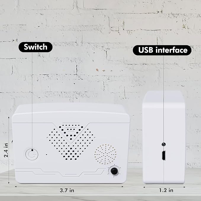 2 Pack Ultrasonic Mice Bat Repellent Devices, Roach Killer Rodent Ultrasonic Indoor for Pest, Electronic Mosquito Spider Repellent, Cockroach, Bat, Bird, Bug, Insect, Mouse