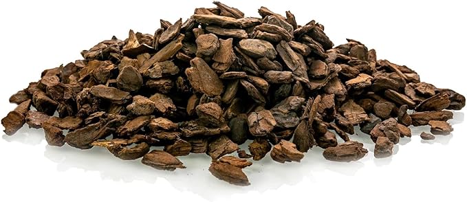 GARDENERA New Zealand Pinus Radiata Bark - 20 Quart - Organic Hand Mixed New Zealand Orchiata Pine Bark for Orchids - Medium Chips 9-12mm - (4 Bags of 5 Quart)