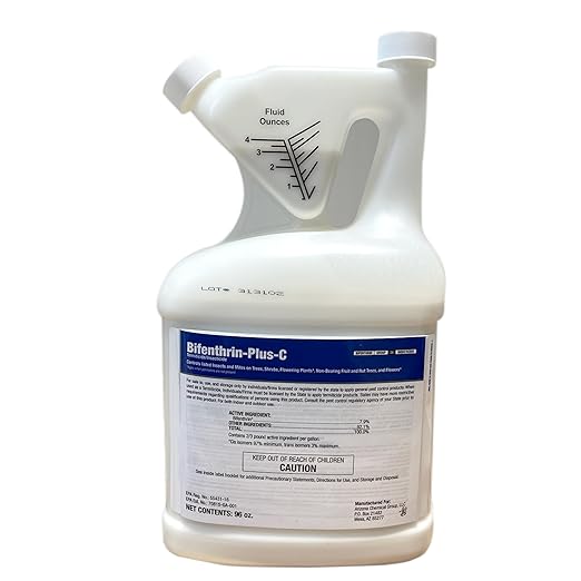 Bifenthrin-Plus-C Insecticide (96 oz) - Roach Killer Indoor Infestation, Termite Treatment, Ant Control & Wasp Spray - Home Pest Control, Residential, Commercial, and Industrial Use