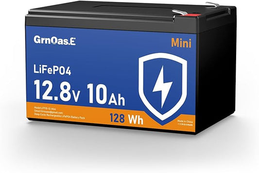 12 Volt Lithium Batteries Group 31 Low-Temp Protection Built-in 100A BMS, Up to 15000 Deep Cycles, 1280Wh Rechargeable Lithium Battery, Perfect for RV, Solar System (12V 10Ah)