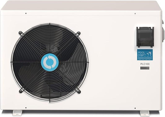 35,000 BTU Inverter Swimming Pool Heat Pump, Electric Pool Heater for Above Ground and Inground Pool, Heating and Cooling Pool Heater, 208~230V/60Hz