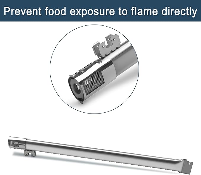 Grieptra Flavorizer Bars,Heat Deflectors and Grill Burner for Weber Genesis II 300/LX 300, GS4 Genesis ii E-310 ii E-315 ii E/S335 ii se-335 Grill (Porcelain Steel, 66032 * 5+ES/410 * 3+66790 * 3)