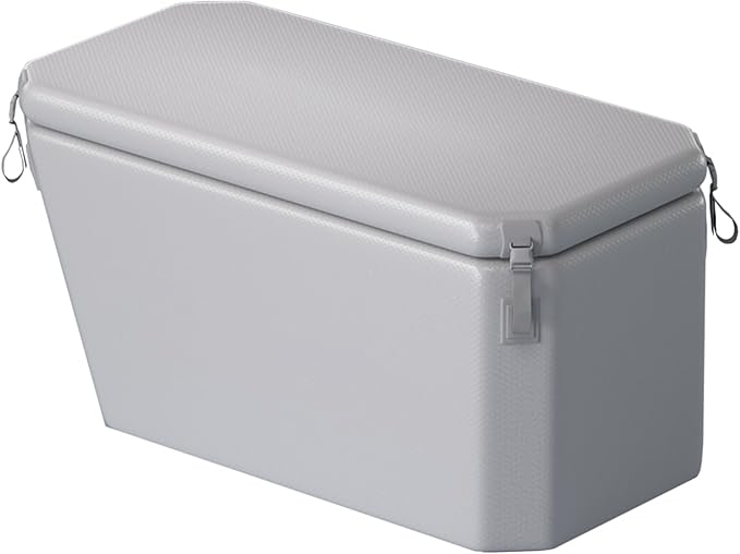 DEEPTIME Angled Portable Ice Bath Tub (Gray) | For Athletes Fitness Recovery, Outdoor Ice Bath Tub, Chiller Compatible