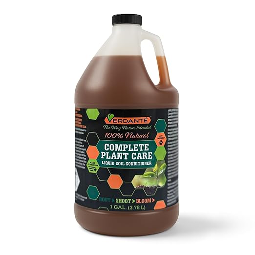 Complete Plant Care Liquid Soil Conditioner – Improve Lawn & Garden Health - Versatile Soil Conditioner for Lawns & Gardens - Simple Lawn and Garden Solutions (1 Gallon)