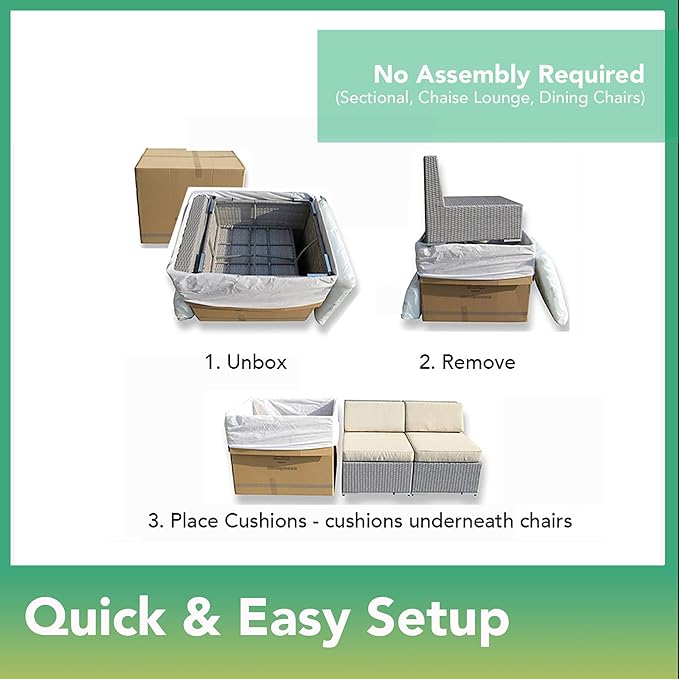 Fully Assembled Sunbrella Taupe 20 Piece Ohana Outdoor Patio Furniture Black Wicker Conversation Set with Fully Assembled Sectional and 42-inch Propane Gas Fire Table