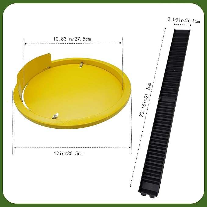 Bucket Lid Mouse Trap Metal 5 Gallon Bucket lid,Strong Metal Material That Cannot be Bitten, auto Reset, Repeat Catch, Indoor Outdoor, Reusable 5 Gallon Bucket Lid, (1Pack)