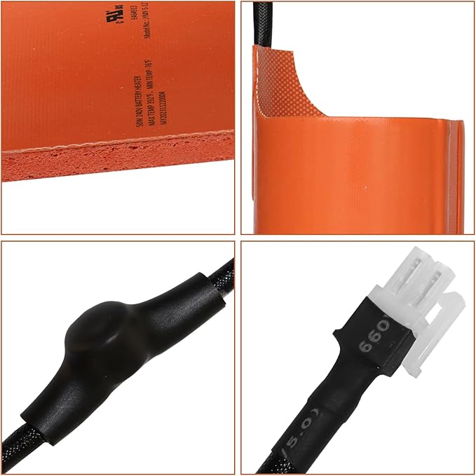 Cold Weather Kit for Generac- Battery Warmer Pad 7101 & Oil Heater Pad 7102,Battery and Oil Filter Heater Kit for Generac 9KW-22KW Air Cooled Standby Generators