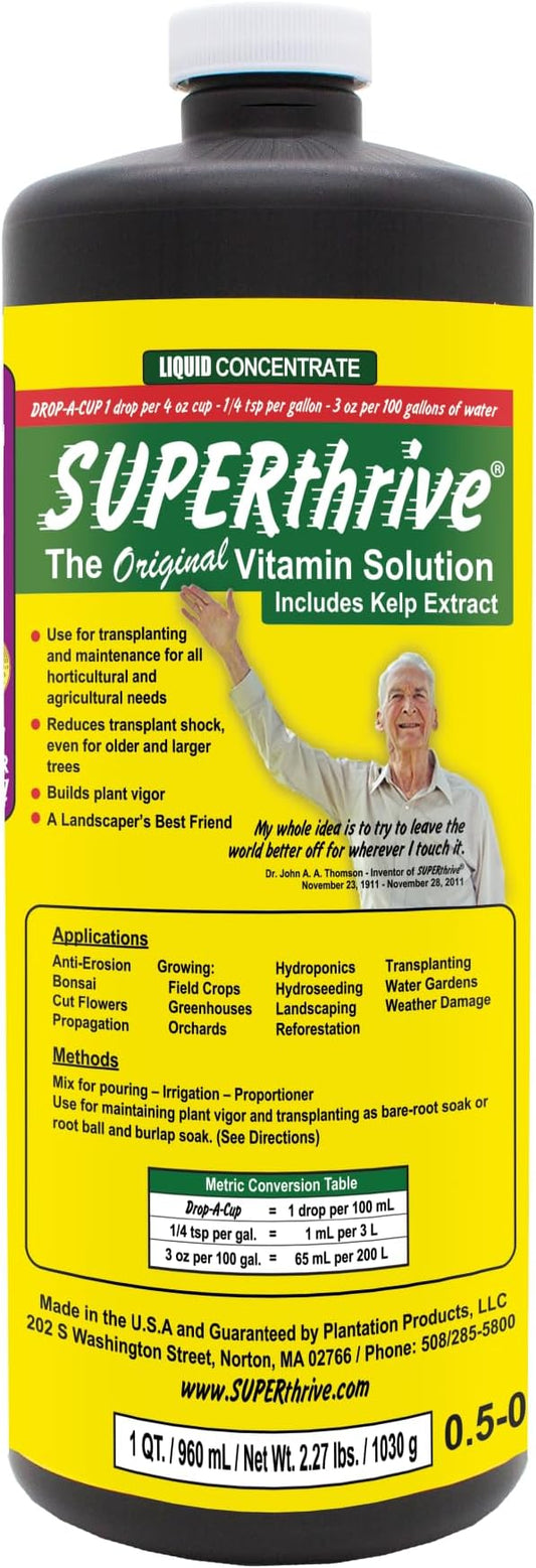 SUPERthrive Plant Vitamin Solution, 1 Quart