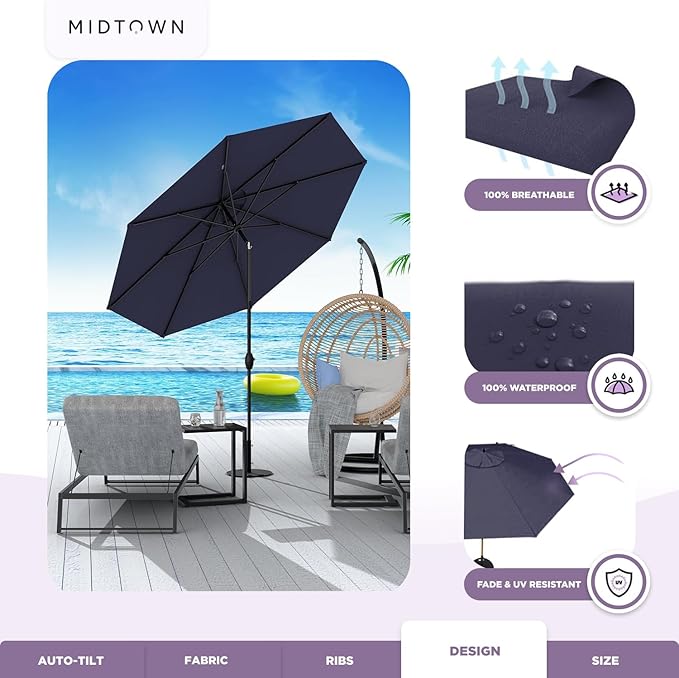 Midtown Umbrellas Patio Umbrella Color 147