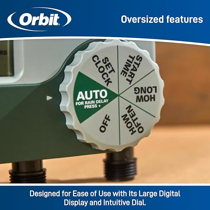 Orbit 56082 3-Outlet Programmable Digital Hose Watering Timer (Pack of 4)