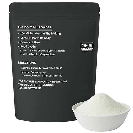 Diatomaceous Earth Powder – 5lb Bulk - Natural Food Grade, Multi-Purpose Powder for Home, Garden, and Pets – Non-Toxic Insect Control, Odor Absorber, and More – Safe for Humans and Pets