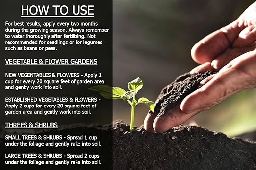 𝐁𝐄𝐒𝐓𝐒𝐄𝐋𝐋𝐄𝐑 Organic Blood Meal Fertilizer by Gardenera - 12-0-0 NPK - All-Natural Plant Food Source of Nitrogen for Organic Gardening, Flowers, Vegetables, Trees & Shrubs - 10 QUARTS