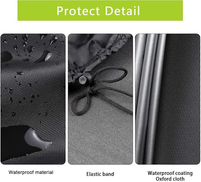 Customized Fire Pit Cover Rectangular, Waterproof Outdoor Covers with Handles and Drawstring(Customized Size)