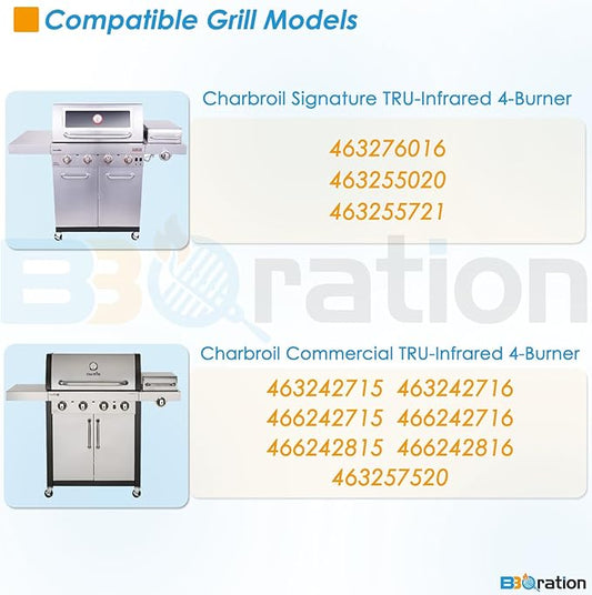 G533-2200-W1 17" Grill Emitter Replacement Parts for Charbroil TRU Infrared 4-Burner Grill 463242715 463242716 466242716 466242815 463257520 463276016 463255020 for Charbroil Grill Replacement Parts