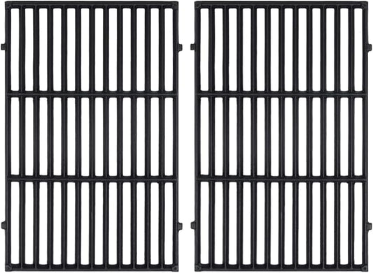 GasSaf 7638 Grill Grates for Weber Spirit 300 310 315 320 330, 17.5x12 Cast Iron Grates for Genesis 1000-3500, Genesis Gold Silver Platinum B/C, Spirit 700, Weber 900, Replace Grill Parts 7639 65906