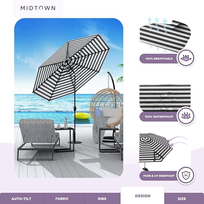 Midtown Umbrellas Patio Umbrella Color 168