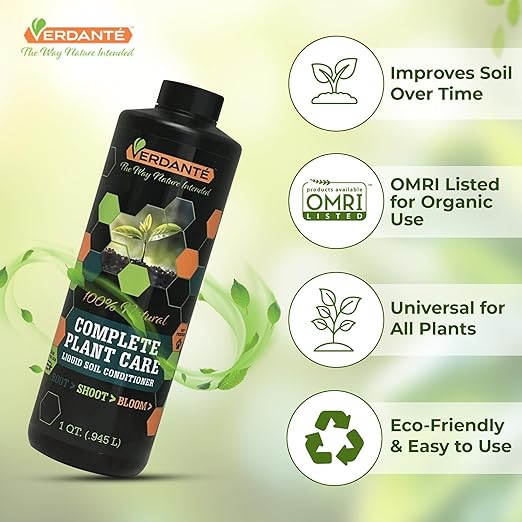 Complete Plant Care Liquid Soil Conditioner – Improve Lawn & Garden Health - Versatile Soil Conditioner for Lawns & Gardens - Simple Lawn and Garden Solutions - 2 Qt.