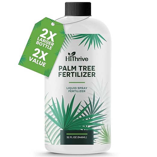 Palm Tree Fertilizer - 32oz Plant Food for Palm Tree. Rich in Micronutrients for Lush Growth, Easy to Use and Water Soluble for Stronger Roots, Healthy Trunks & Vibrant Leaves