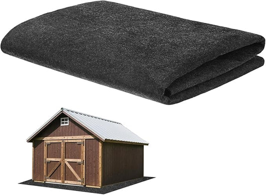 Outdoor Storage Shed Mat, 5 x 3 FT Garage Floor Mats with Reusable, Washable, Non Slip, Durable for Protects Garage Floors/Driveways/Entrance Doors/Deck [Gray]