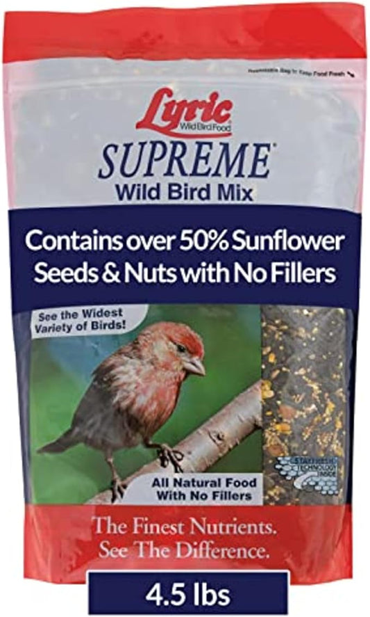 Lyric 2647414 Supreme Wild Bird Mix Bag, 4.5 lb.