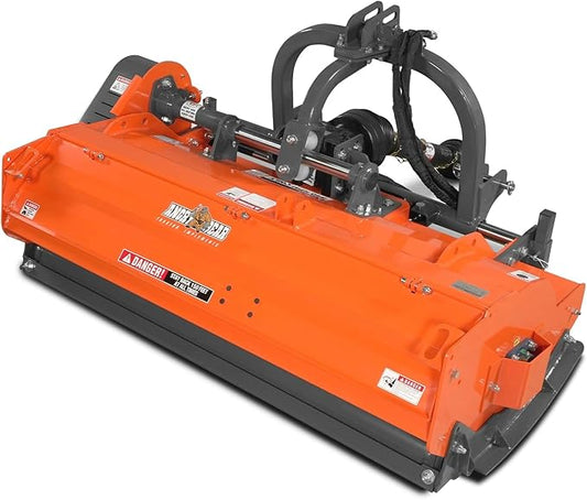 63" Heavy Duty PTO Flail Mower with Hydraulic Side Shift 3 Point 50-75 hp, Model KDK63H