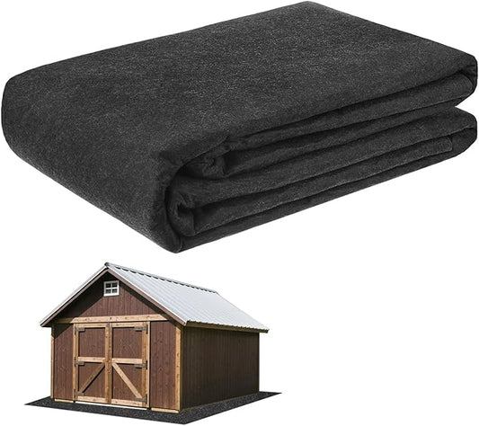Outdoor Storage Shed Mat, 18 x 2.6 FT Garage Floor Mats with Reusable, Washable, Non Slip, Durable for Protects Garage Floors/Driveways/Entrance Doors/Deck [Gray]