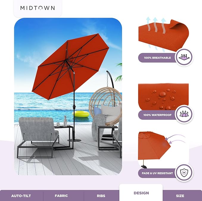 Midtown Umbrellas Patio Umbrella Color 326