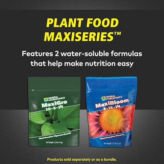 General Hydroponics MaxiGro Plant Food for Vigorous Growth, 2.2 lbs.